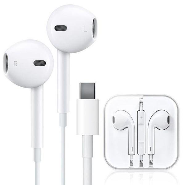 USB C Earphones with Mic and With Volume Control.