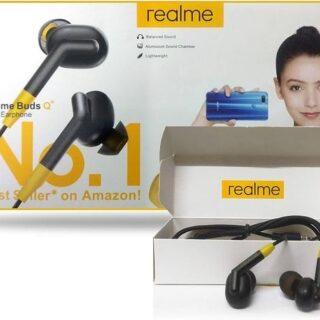 Realme Buds Q+ with Stereo HD Sound in-Ear Earphones with Mic