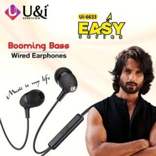 U&i Easy Series Wired Earphones Ui-6633