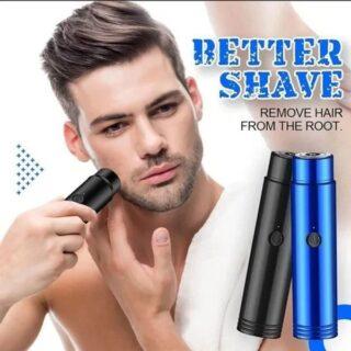Pocket Size Mini Portable Electric Shaver for Men and Women, Travelling Washable USB Beard Shaver and Trimmer for face under Arms Painless Shaving Trimmer No-Noise