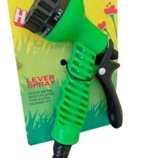 Hose Nozzle Water Spray Gun with Water Flow Control Valve Lever Spray for Gardening Watering Plants Wash Car Bike Lawn