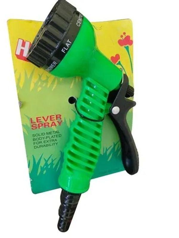 Hose Nozzle Water Spray Gun with Water Flow Control Valve Lever Spray for Gardening Watering Plants Wash Car Bike Lawn