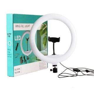 12 inch LED Selfie Ring Light with 3 Color Modes Lighting for Mobile Phones & Camera, YouTube|Photo-Shoot|Video Shoot|Live Stream