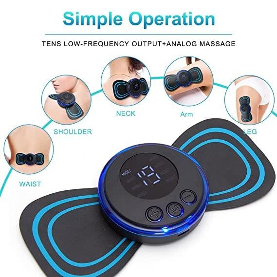Butterfly Body Massager Machine for Pain Relief, Wireless Massager 8 Mode & 19 Strength Level EMS Mini Massager - Image 3