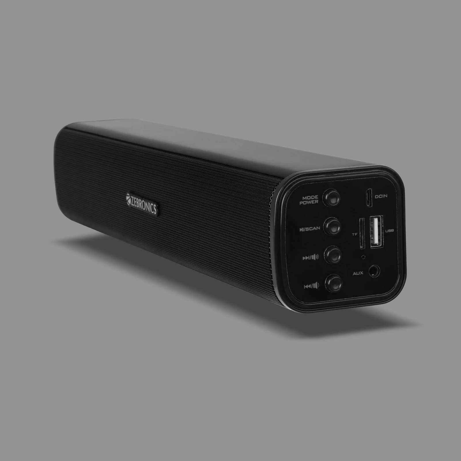 ZEBRONICS Zeb-Vita Plus Mini 16 w Soundbar Supporting LED Display, USB, SD Card, AUX, FM, TWS & Call Function. (Grey) - Image 4