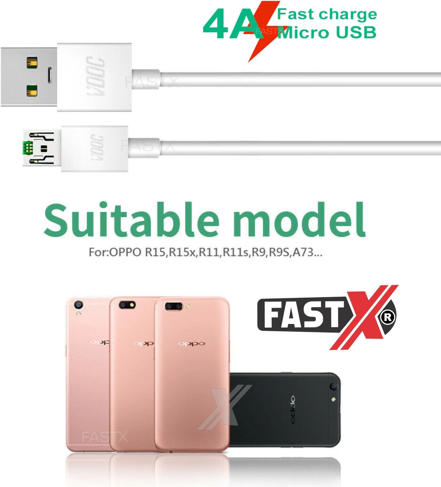 Oppo Fast Charging/Data Cable (Micro/V8) - Image 5