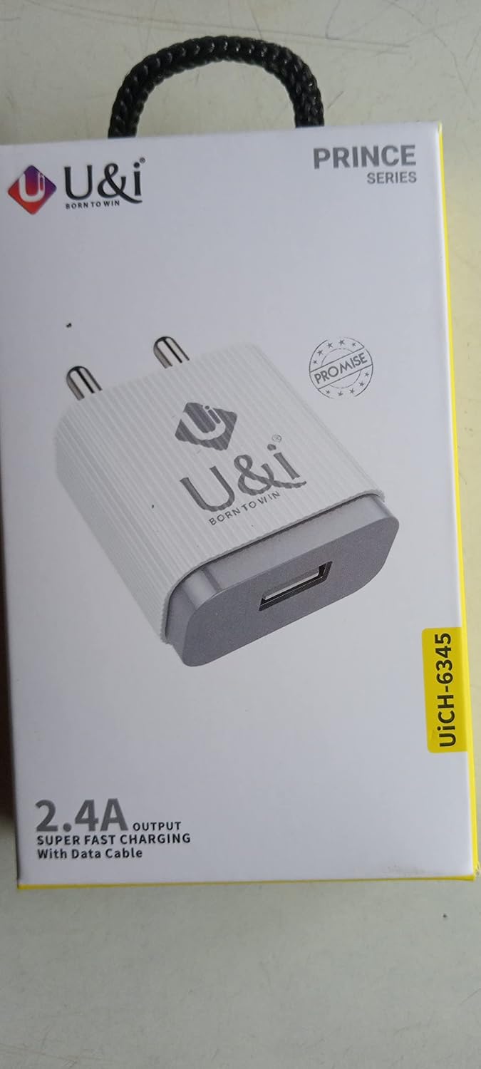 U&I 2.4A Prince Charger with Cable – Type-C Fast Charging Adapter 4 U&I 2.4A Prince Charger with Cable – Type-C Fast Charging Adapter - Image 4