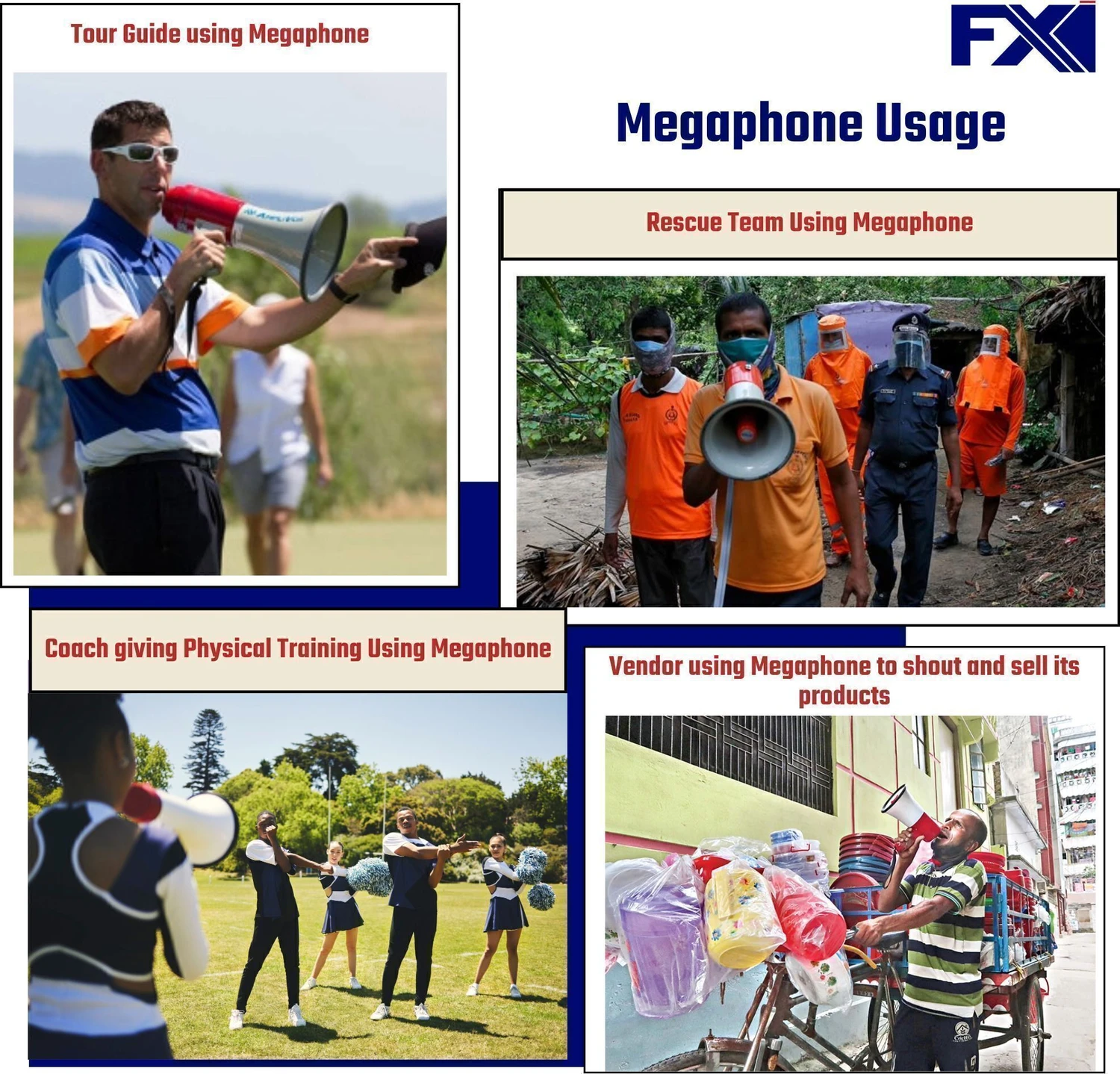 75 Watts Handheld Dynamic Megaphone Outdoor, Indoor PA System Talk/Record/Play/Music/Siren - Image 5