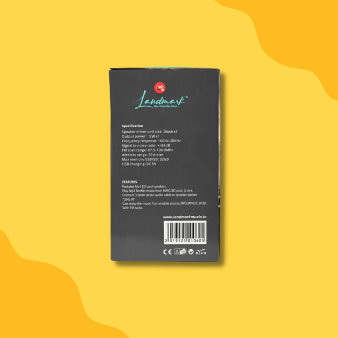 Landmark Portable Wireless Speaker LM-BT1060 - Image 5