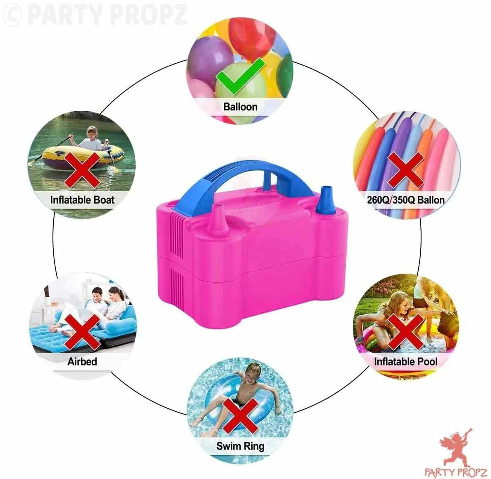 UISP High Power Electric Balloon Machine, Inflator, Air Pump - Image 7