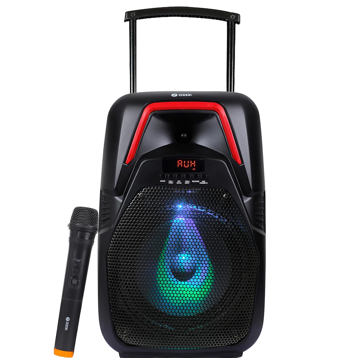 Zoook ZK-Thunder Storm 80W Bluetooth Trolly Party Speaker (Black, Stereo Channel) - Image 7