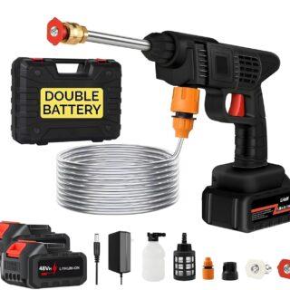 cordless portable pressure washer gun 48v 12000mah