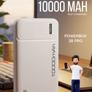 lyne powerbox 28 pro startup 86 – 10000mah power bank with 17w fast charging